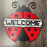 Ladybug Welcome Sign  | ITG Creations™